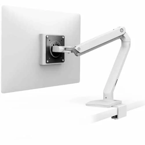 MXV DESK MONITOR ARM C CLAMP WHITE MAX 34IN DISPL 3-9KG 10YW - 45-508-216